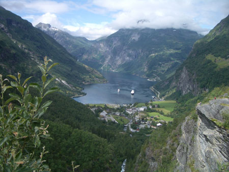 Pohled na Geirangerfjord